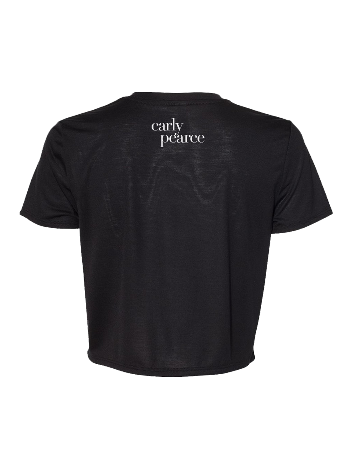 Give yourself some grace black cropped tee back Carly Pearce